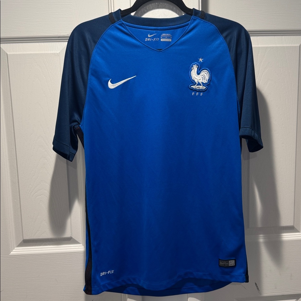 Nike FFF Royal Blue Soccer Jersey